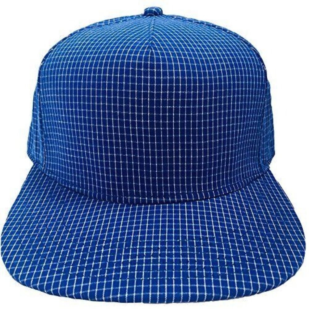 Chairman Royal Square Flat Brim Blue